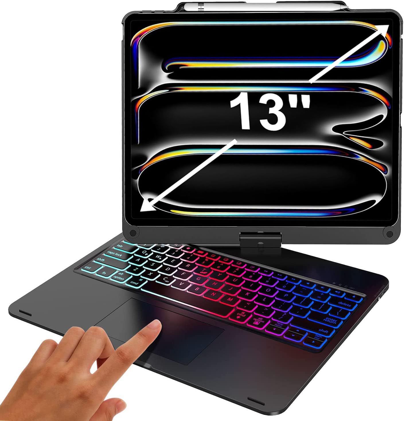 Amazon.co.jp: 【2025新型】iPad Pro 13 インチキーボード M4 M5 専用