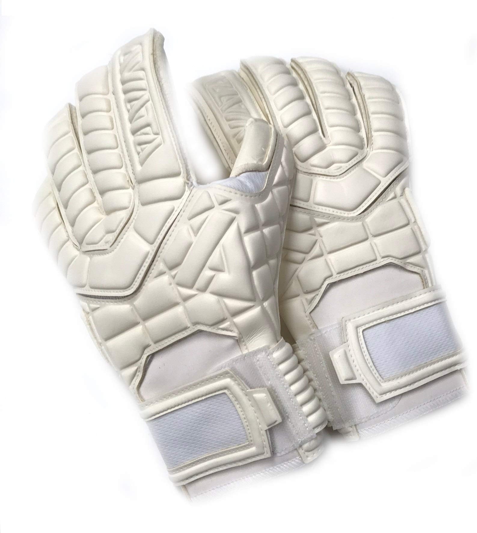 Aviata Sports Goalie Gloves Goalkeeper Soccer Gloves Stretta Salvo Avalanche for Saves and Protection, 5 Finger Exo-SKEL Removable Finger Protection