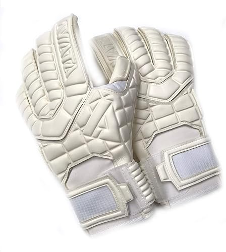 Aviata Sports Guantes de portero de fútbol Stretta Salvo Avalanche para ahorrar y protección, 5 dedos Exo-SKEL protección de dedos extraíble