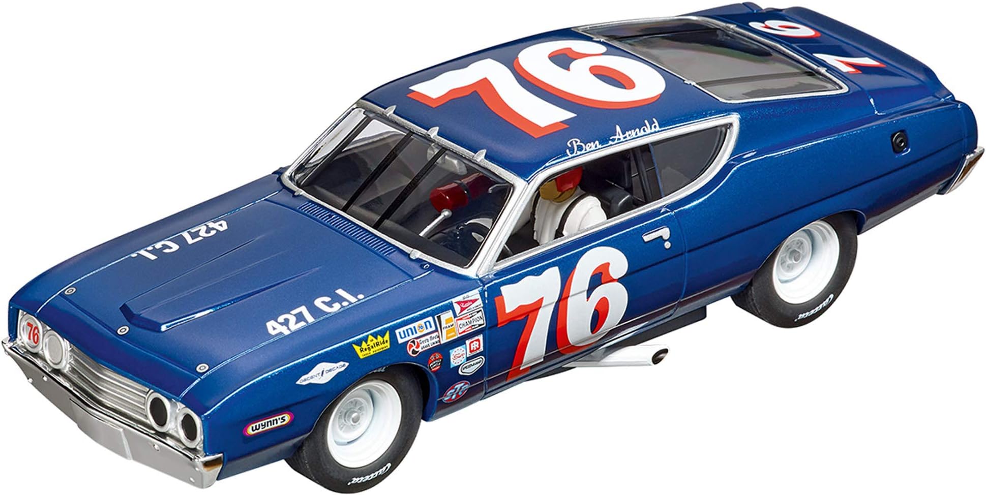 Carrera 20030907 Ford Torino Talladega No.76, 1970, Multi-Colour