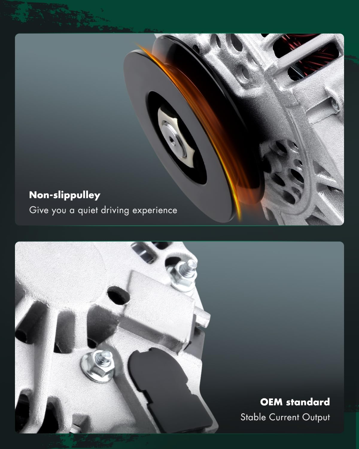 SCITOO New Alternator 70Amp 1-Wire Replacement for Nissan for Frontier 1998-2004,for Nissan for Urvan 2000-2004,for Nissan for Xterra 2000-2004 13778