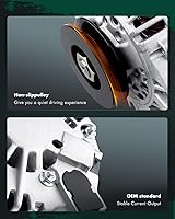 Vista 5 de SCITOO Alternador se adapta a Nissan para Frontier 1998-2004, para Xterra 2000-2004, L4 2.4L 2389CC - 12V 70 Amp CW 1-Groove Polea, Reemplazar OE