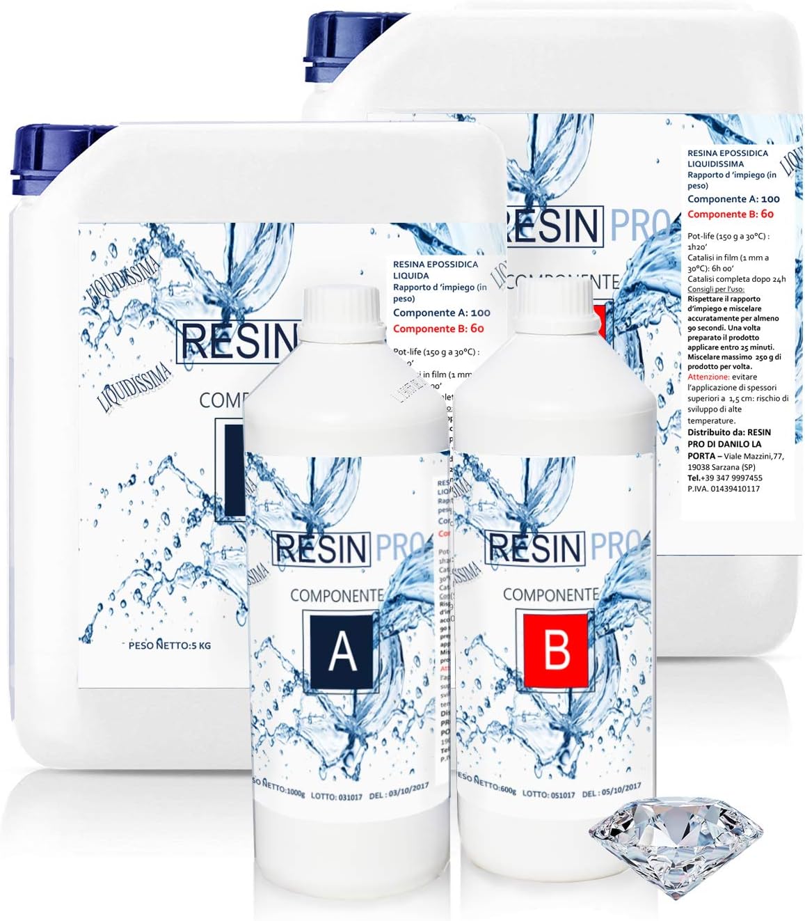 Epoxy Resin Liquidissima 1,6 Kg
