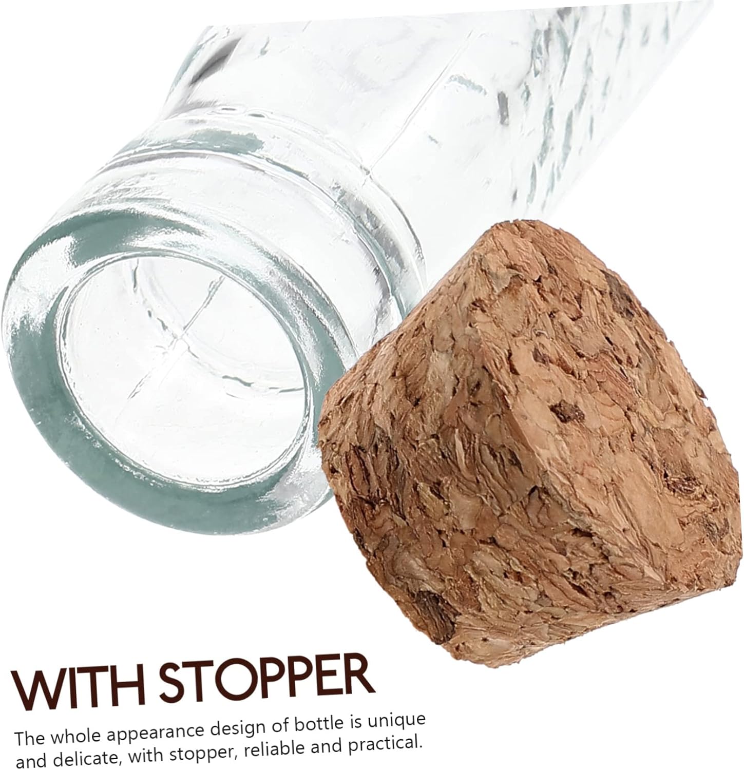 ABOOFAN Glass Bottles Cork Sand Painting Vase Storage Holder Home Decor Wishing Bottle
