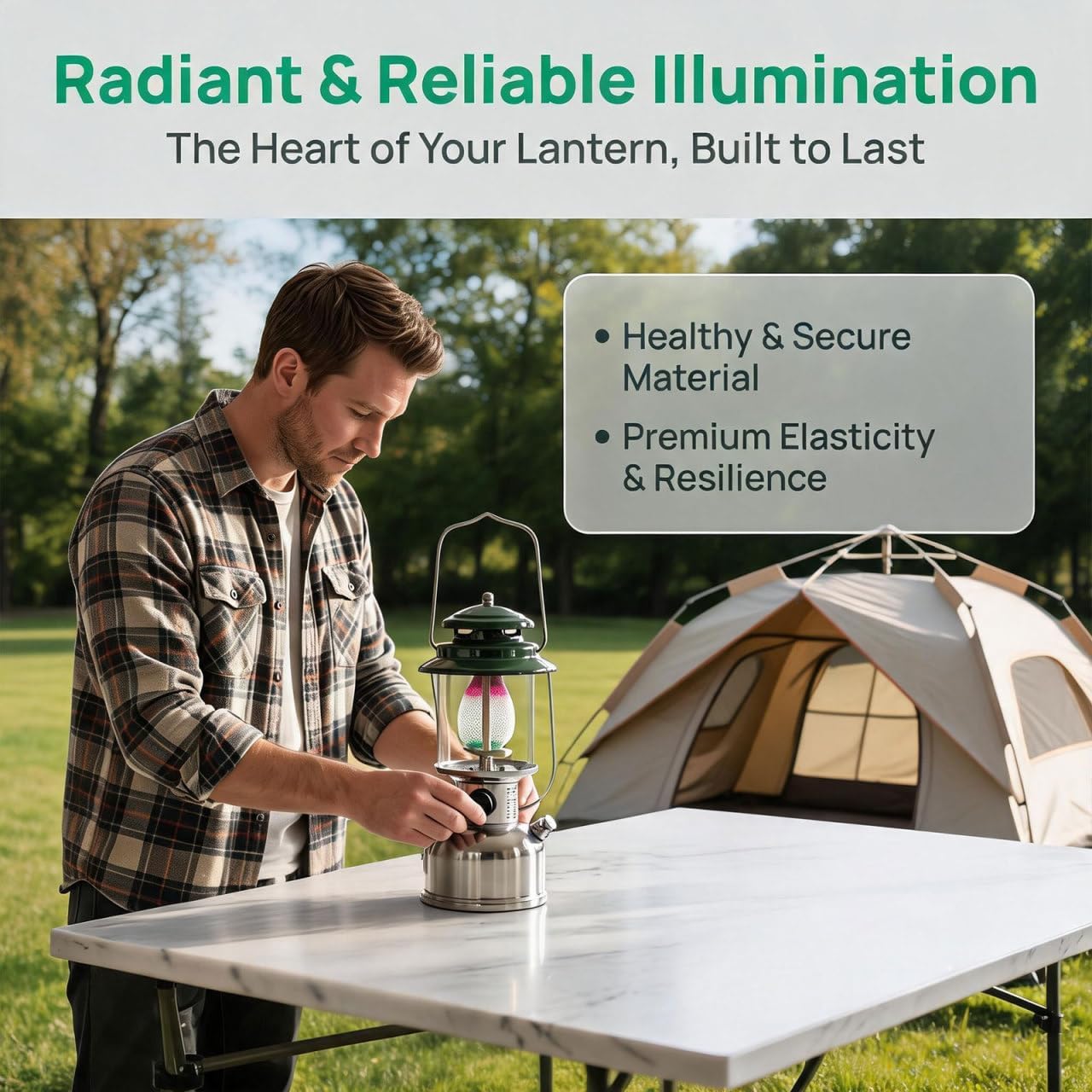 12 pcs Gas Lantern Mantles Replaceable Rayon Camping Wick Mantle Covers for Kerosene Lamps Windproof Outdoor Lighting Accessories for Long-Term Use Easy to Install image 5