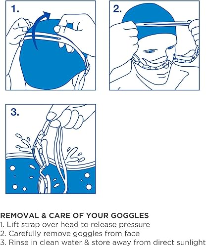 Miniatura 6 de Zoggs Junior Phantom Anti-Fog UV Protection Quick-Adjust No-Leak Wide Vision Soft One-Piece Frame Swimming Mask, 6-14 Years