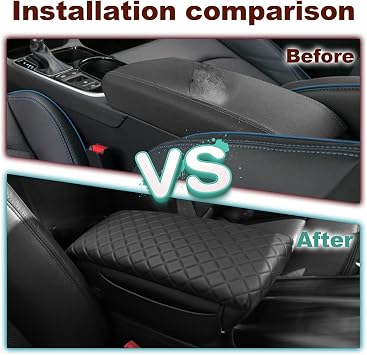 Center Console Cover for Hyundai Sonata 2015 2016 2017 2018 2019 | Armrest Console Pad Lid Cover Sonata Accessories sonata 2015-19