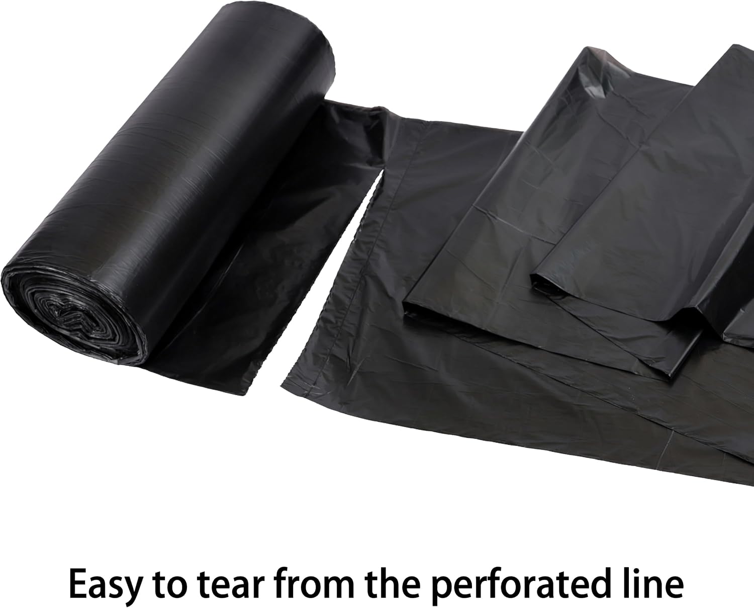 Typlastics Trash Can Liners 20-30 Gallon Black 30"x37" Pack of 500 image 4