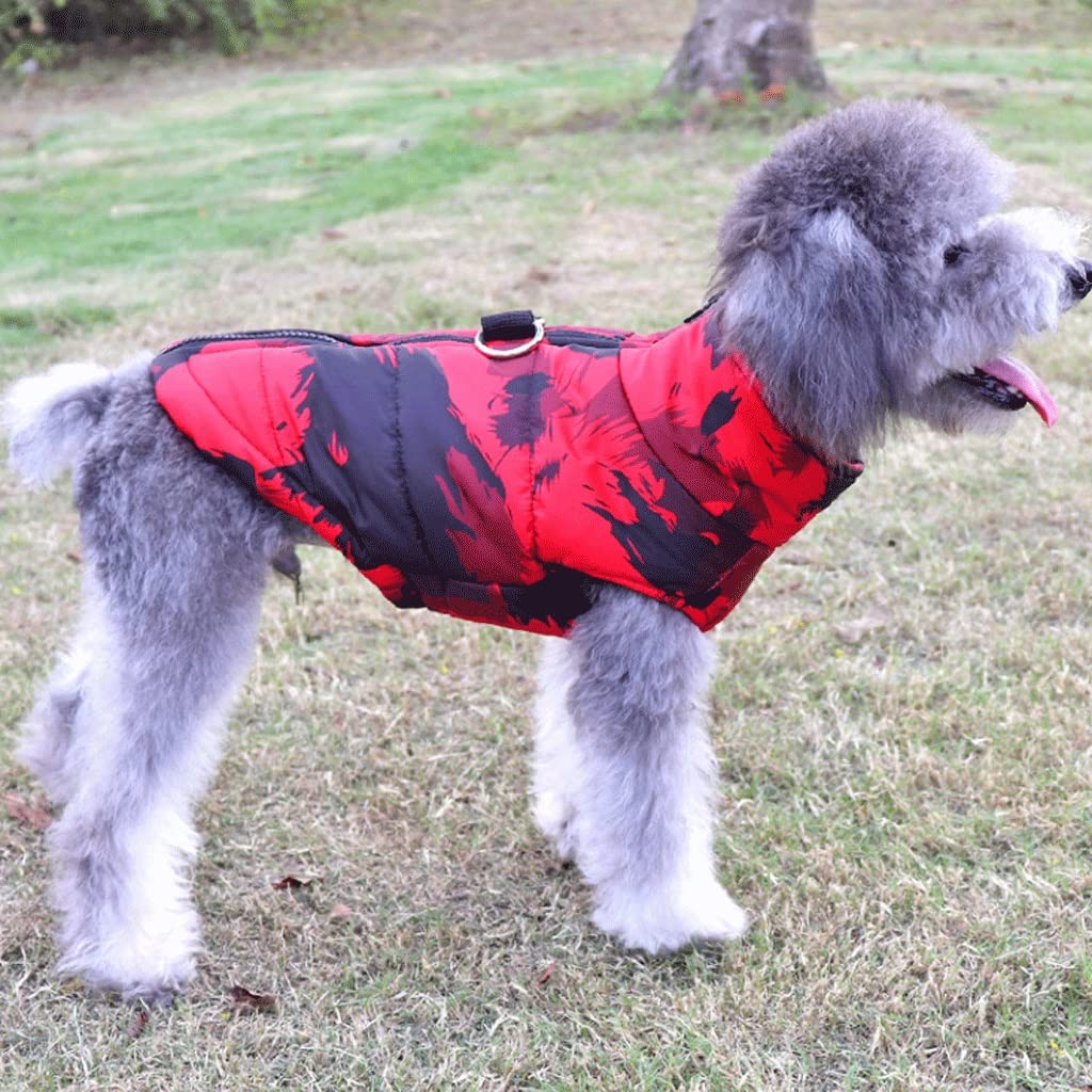 Winter Warmer Baumwollhundmantel mit Seil, Dicker weiche Hundeweste for kaltes Wetter, kleine mittelgroße große Hunde Komfortable Hundejacke (Color : Gray-6XL)