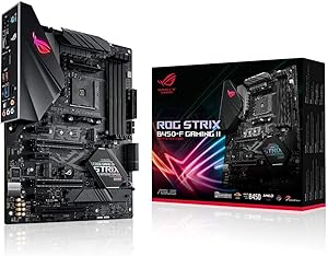 ASUS ROG Strix B450-F Gaming II AMD AM4 (Ryzen 5000, 3rd Gen Ryzen ATX Gaming Motherboard (8 4 Power Stages, HDMI 2.0b/DP,2 x PCIe 3.0 x16, USB 3.2 Gen 2 Type-C, BIOS Flashback, 256Mb BIOS Flash ROM