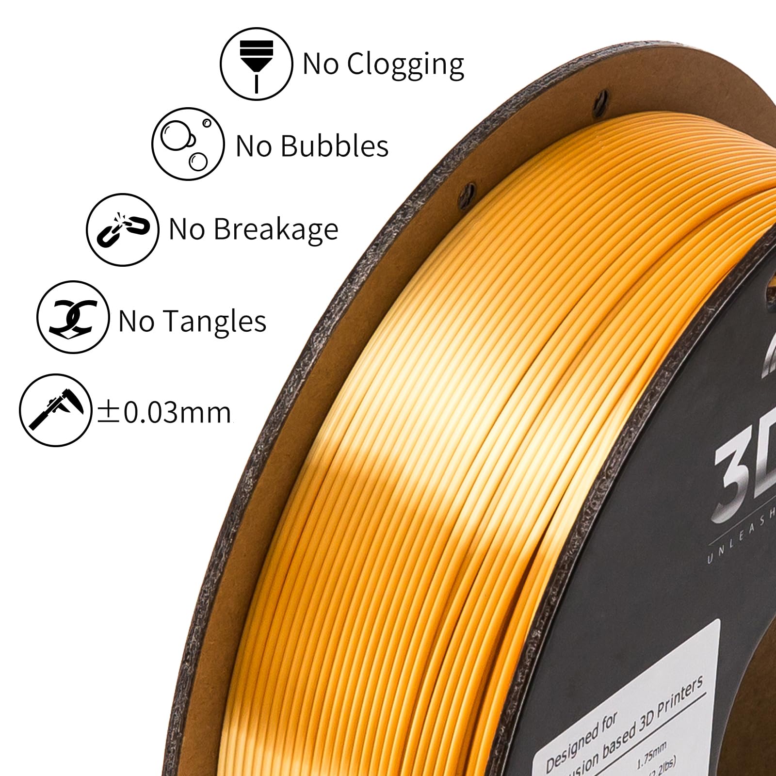 XYZprinting Premium Metallic PLA 600g - Cuivre - Filament 3D - | Muséericorde