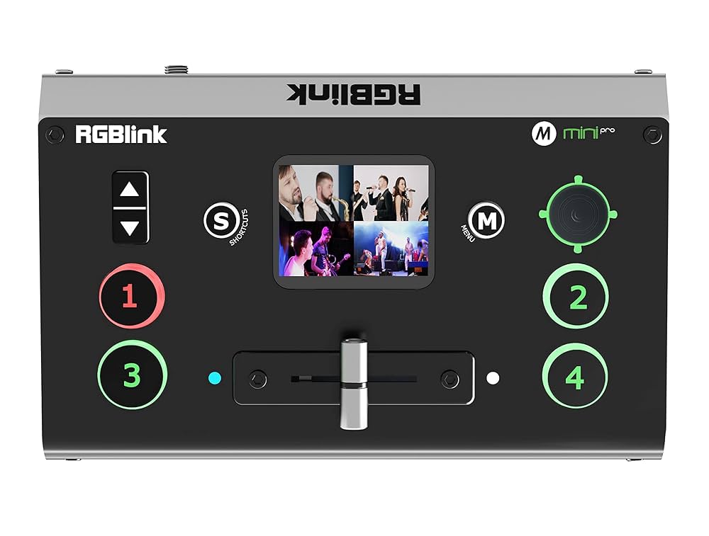 RGBlink mini v2 ビデオスイッチャー Amazon.com: RGBlink Mini Multi Camera Video Switcher 2 Inch