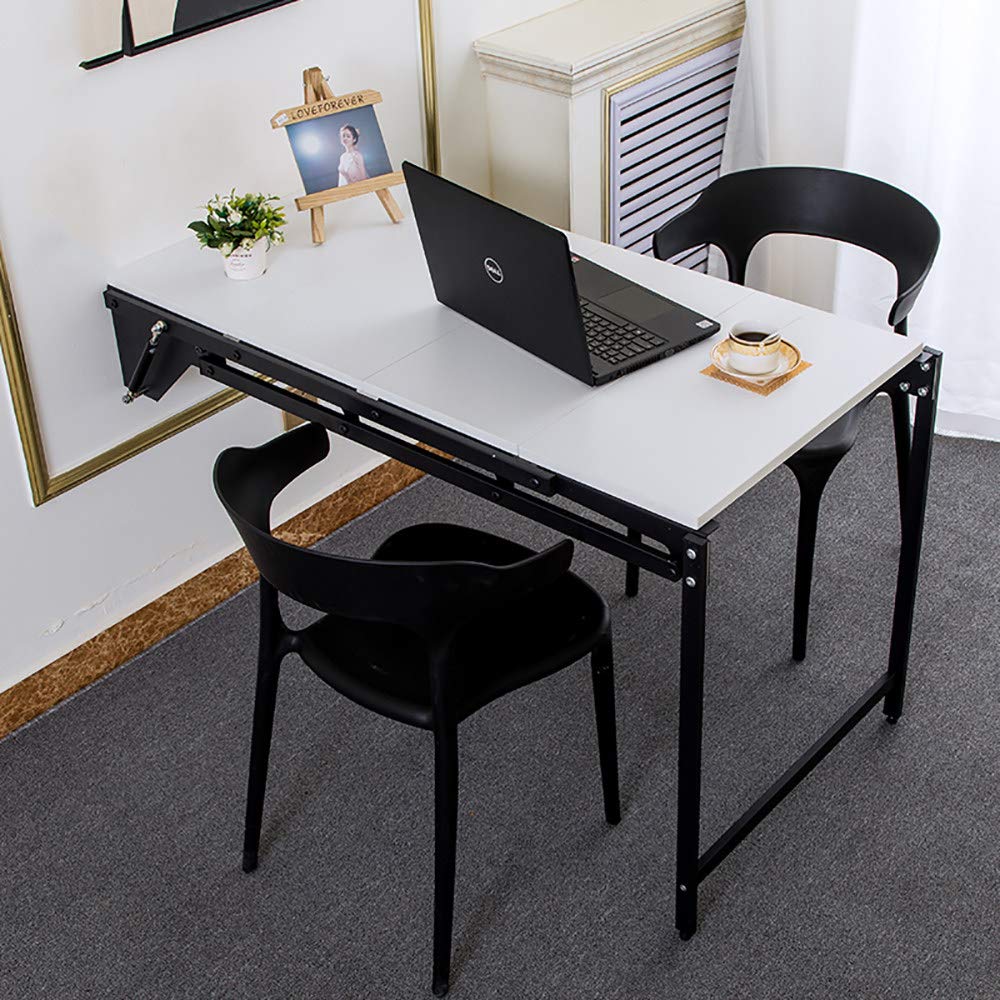 QJJML WallMounted Dining Table, MultiFunction Folding Table