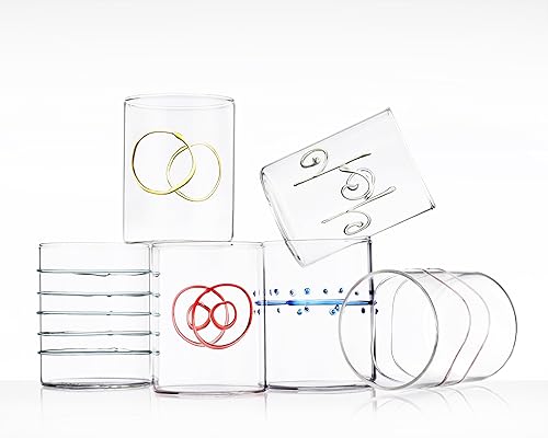 Miniatura 2 de (ICHENDORE) ICHENDORF 09352007AR-CN Water Glasses Assorted 6 Piece Set