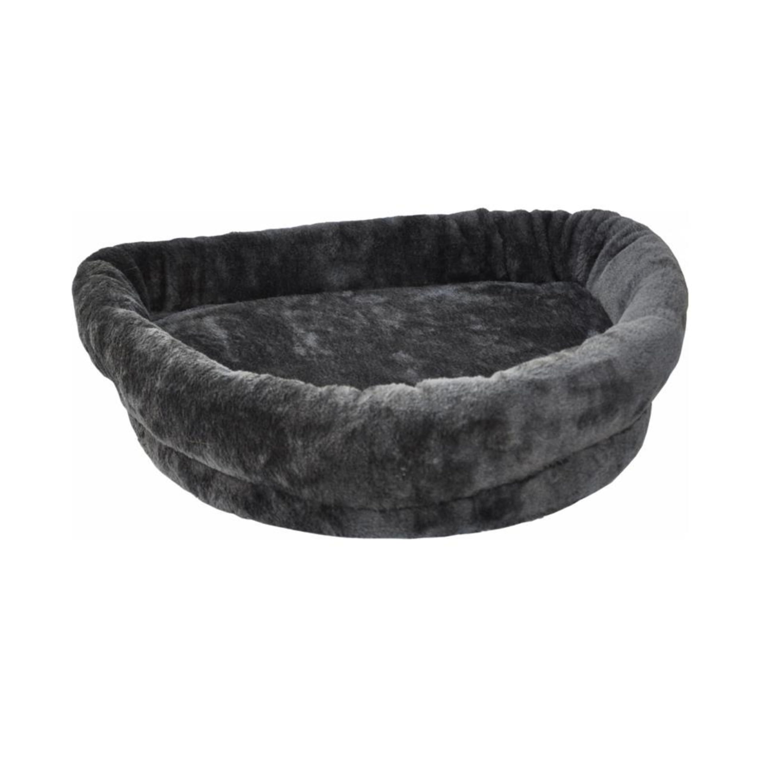 nanook Fenster Liegeplatz Liegemulde Fensterliege für große Katzen - Liegekissen - gepolstert - XXL 60 x 45 x 13 cm - grau