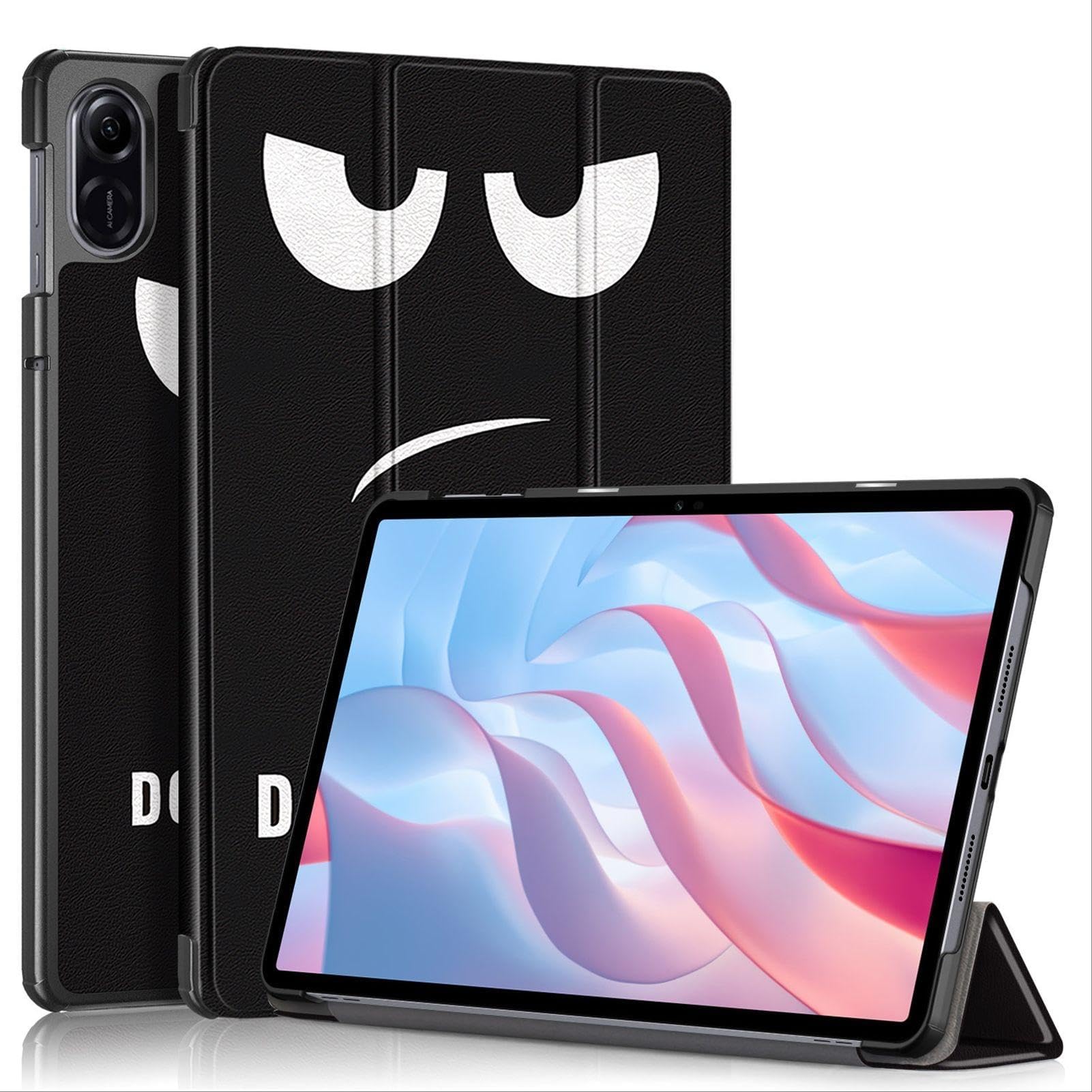 GIOPUEYFlip Case Compatible with HONOR Pad X9, PU Leather Cover With Stand Function, 360° Protective - DON`T TOUCH ME