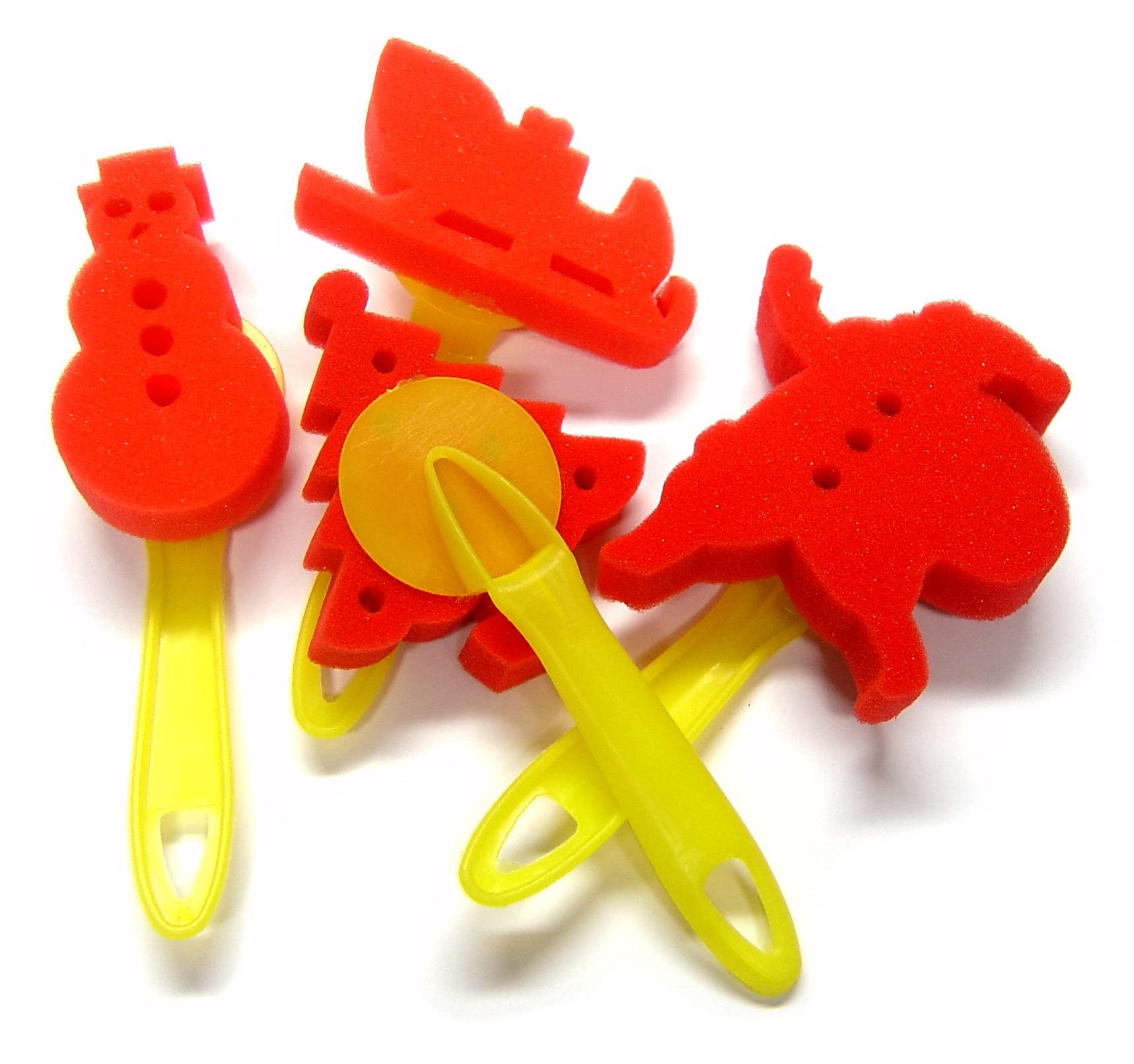 Major Brushes Christmas Foam Dabbers - Set Of Size 4