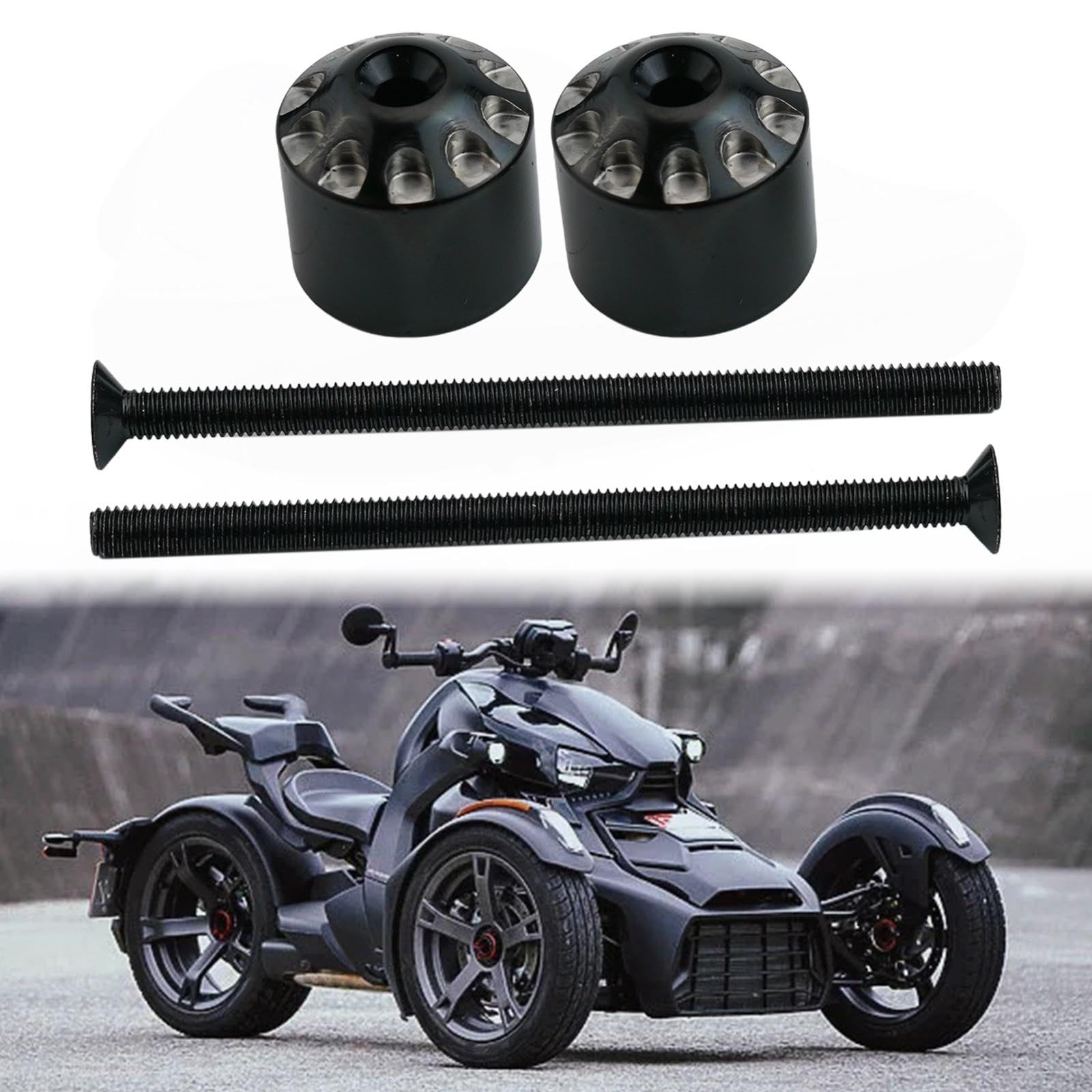 Pesi Manubrio Antivibrazione Acciaio Per Can-Am Ryker 600