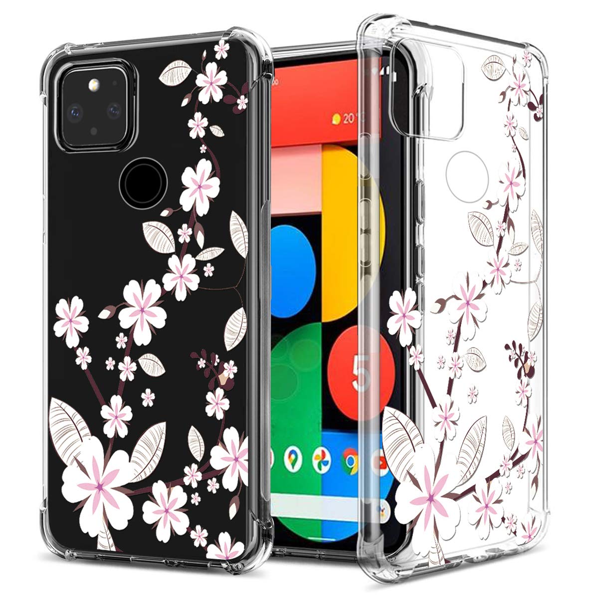 Coque Pixel 5 silicone TPU souple évite rayures bris écran 2020 - 8