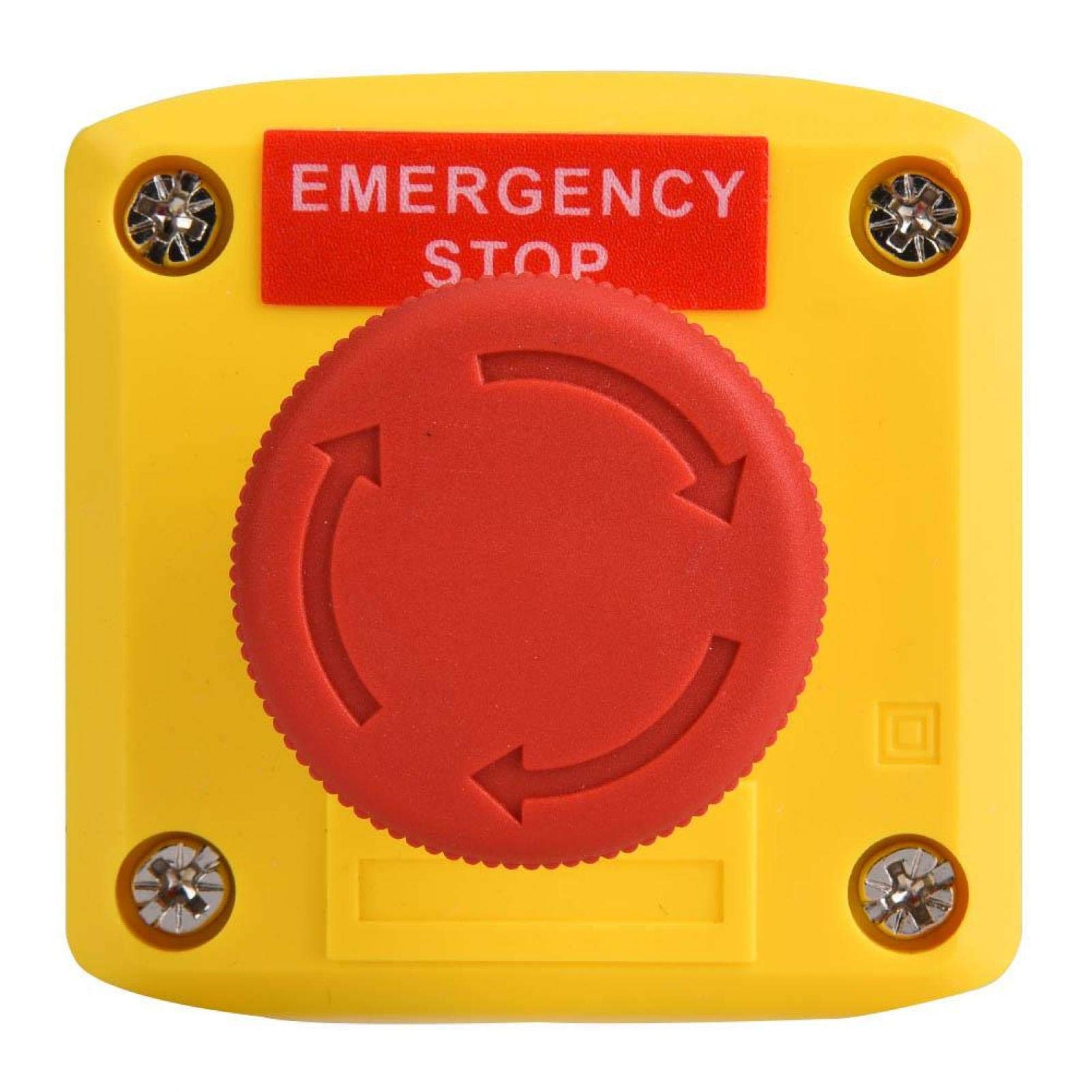 Buy Emergency Stop Button, Red Sign Emergency Stop Switch, for