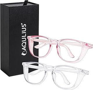 2 Pack Stylish Safety Glasses Goggles Anti Fog, Scratch Resistant, Safety Glasses for Women, Blue Light, Glasses for Nurses