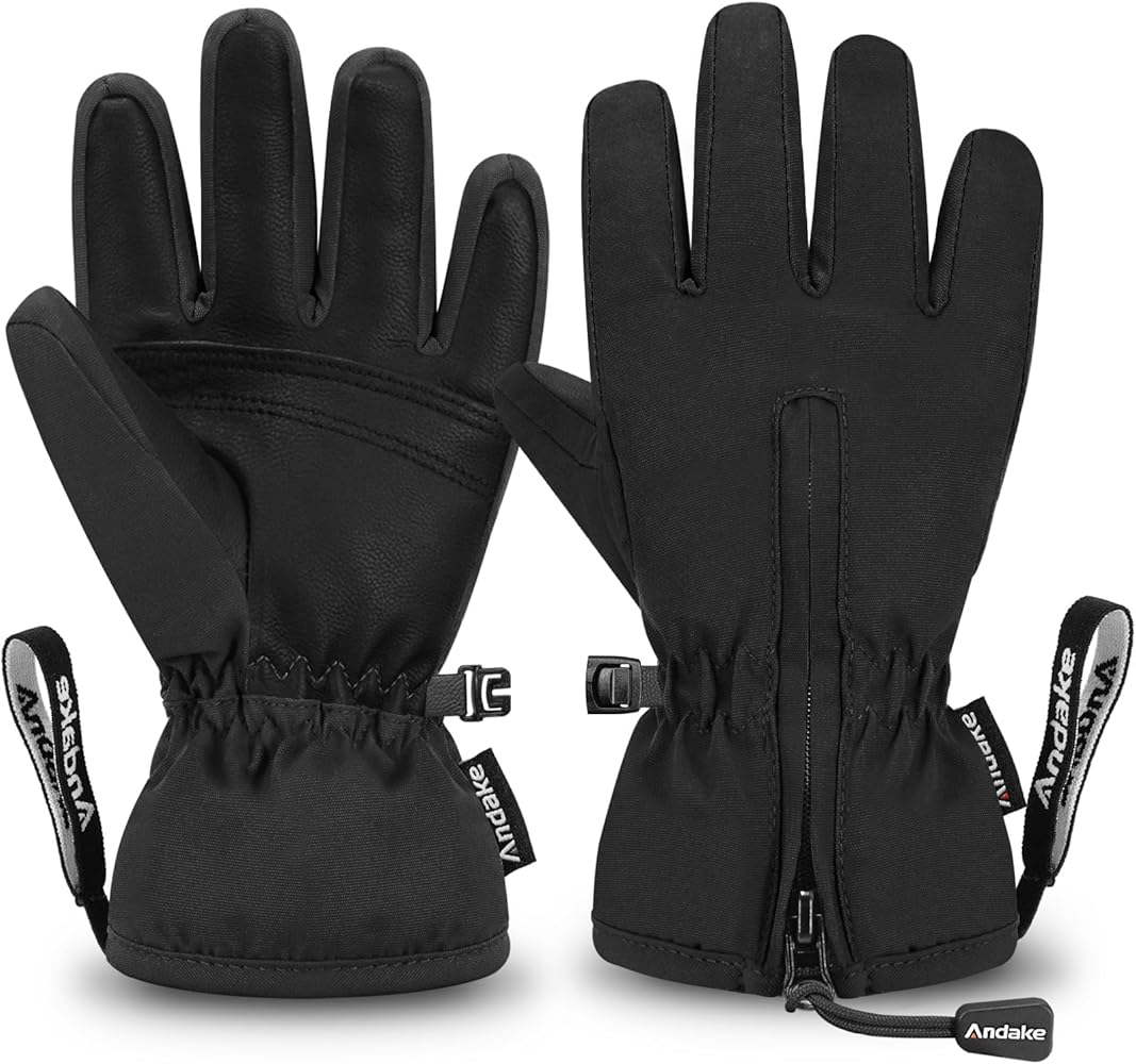 Andake儿童冬季防水手套