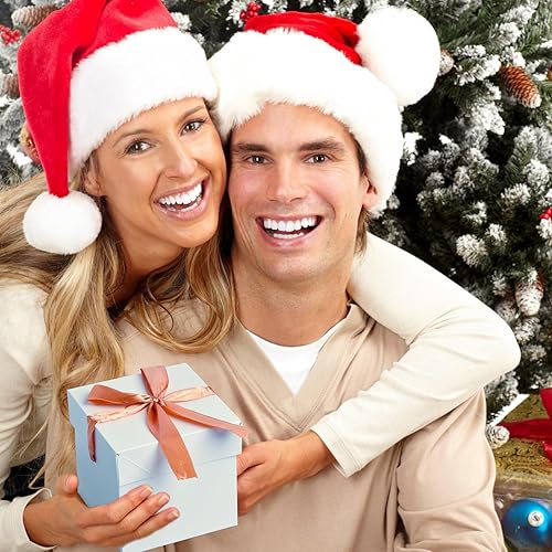 Miniatura 4 de GP SUP Cajas de regalo blancas de 6 x 6 x 6 pulgadas con tapas, 12 hermosas cajas blancas cuadradas con cinta, perfectas para bodas, Navidad,