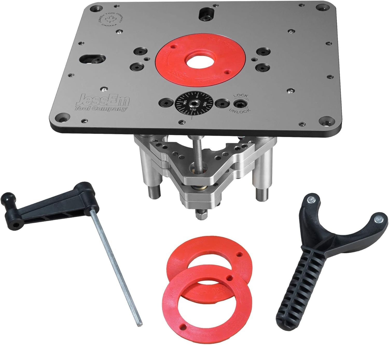 Get Popular Offer JessEm 02313 Rout-R-Lift II 9-1/4''x11-3/4'' Base for Milwaukee 5615/5616/5619