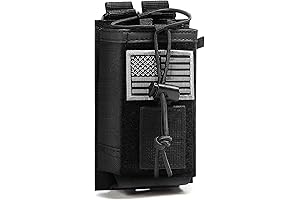 Tactical Molle Radio Holster Case CarrierVest Holder Heavy Duty MOLLE Pouch Accessory...