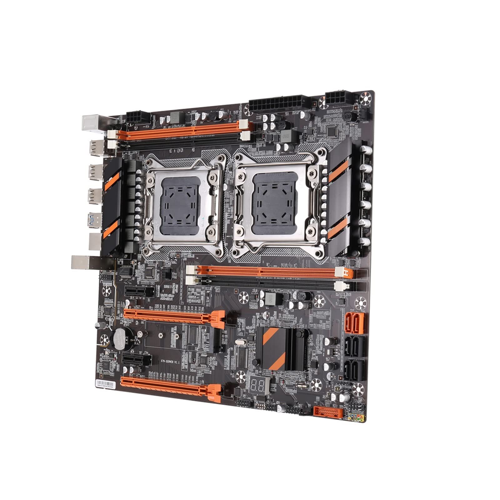 WEPL Computer motherboards Fit for Kllisre X79 Dual CPU Motherboard LGA 2011 E-ATX Main Board USB3.0