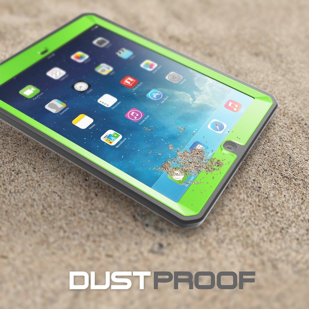 SUPCASE for iPad Air 1st Generation Case with Screen Protector, [Military-Grade Protection] [Anti-Scratch] Heavy Duty Full-Body Rugged Protective Tablet Case Cover for Apple iPad Air 1 9.7 Inch, Green