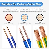 Vista 99 de Nilight 540 conectores de alambre termorretráctiles, impermeables, kit de terminales eléctricos marinos automotrices, anillo, horquilla, espada