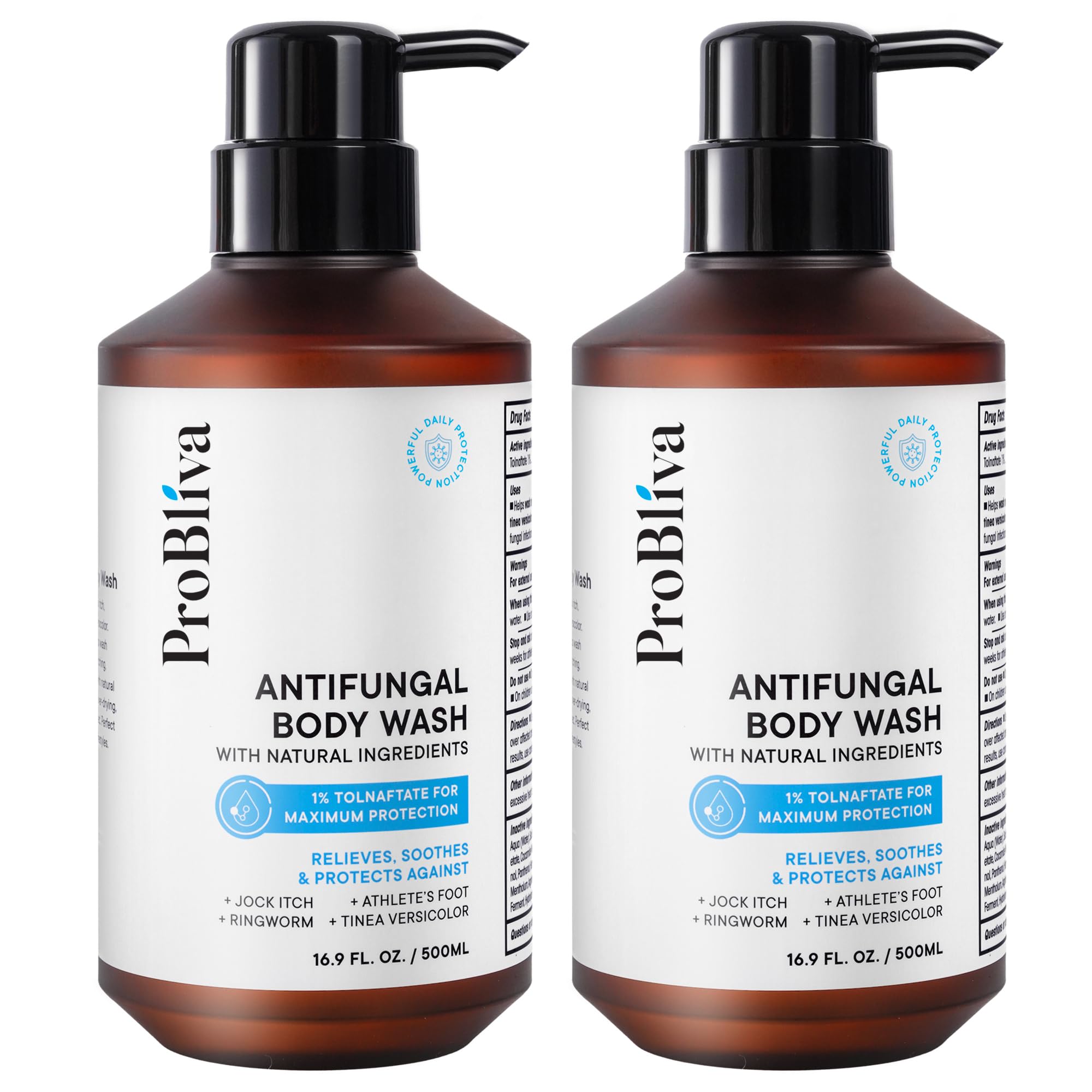 Antifungal Body Wash Treatment Soap Antibacterial Wash for Jock Itch Ringworm Back Acne Tinea Foot Odor Medicated Skin
