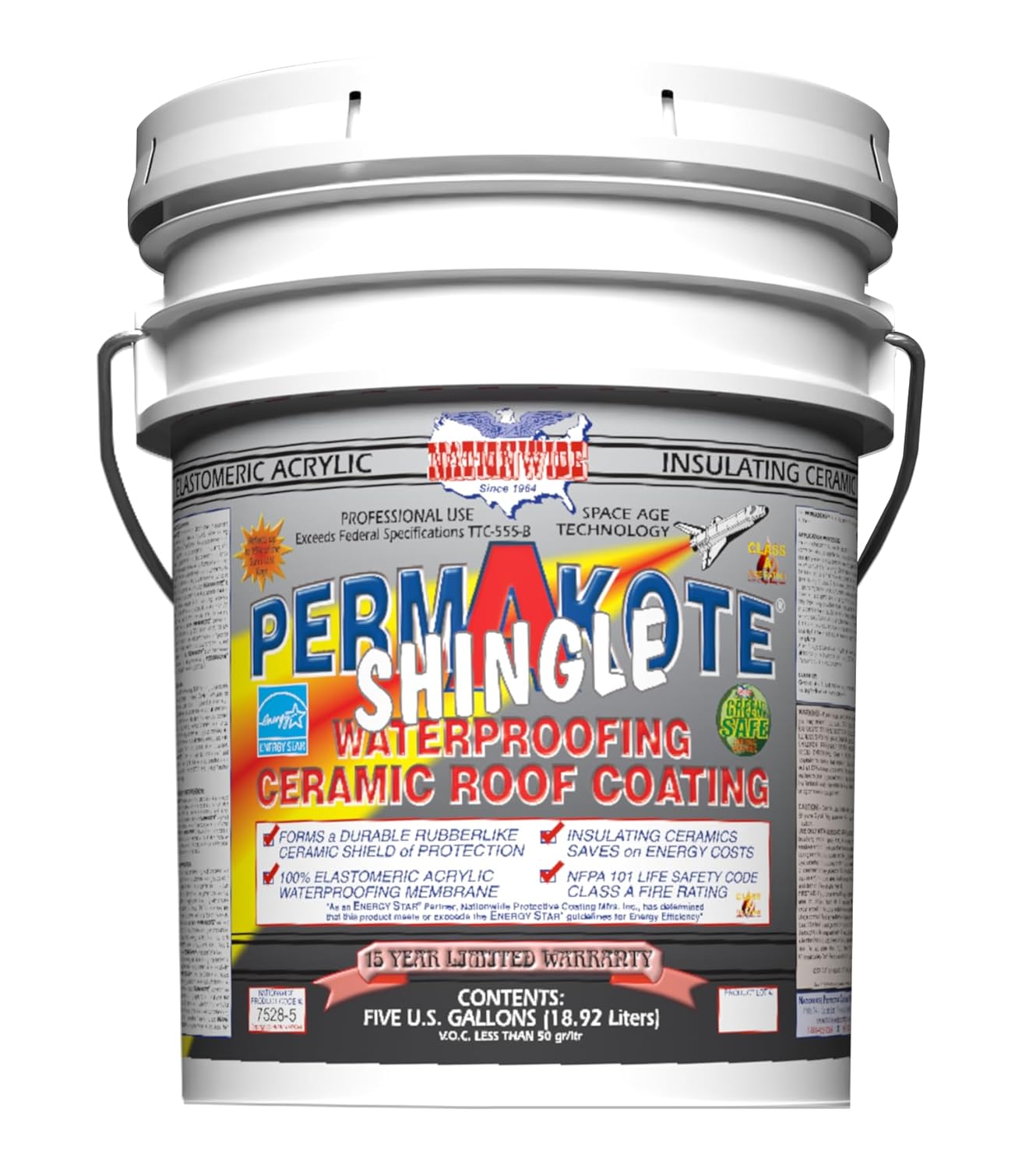 Shingle Roof Coating PERMAKOTE® (Red Earth, 1 Gallon)