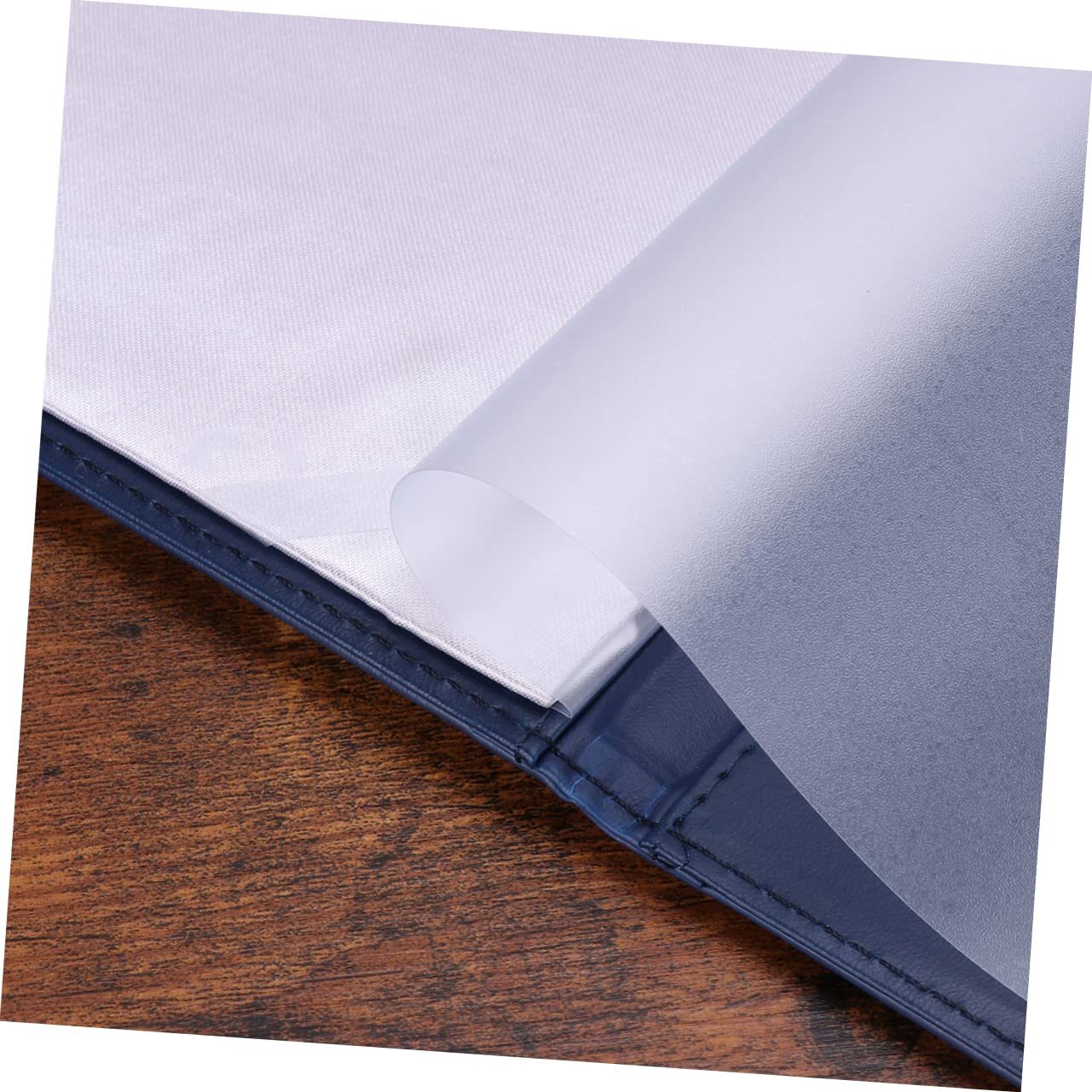 KICHOUSE Copertura Pelle Per Certificati Cartella Protettiva Per Diplomi E Riconoscimenti Case Pelle Blu Per Ufficio E Scuola