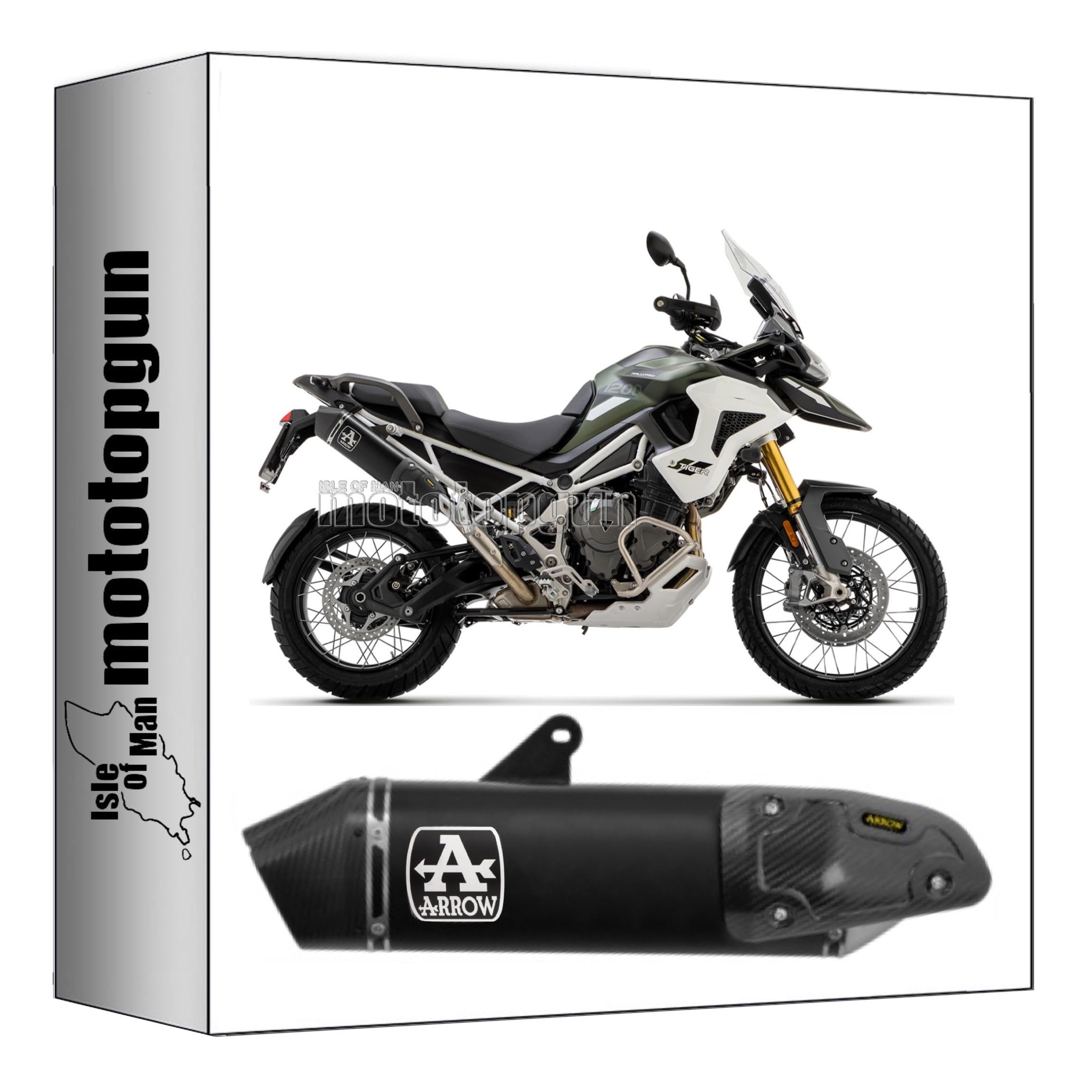 Pot Arrow Race Veloce pour équiper la Triumph Tiger 1200 2023