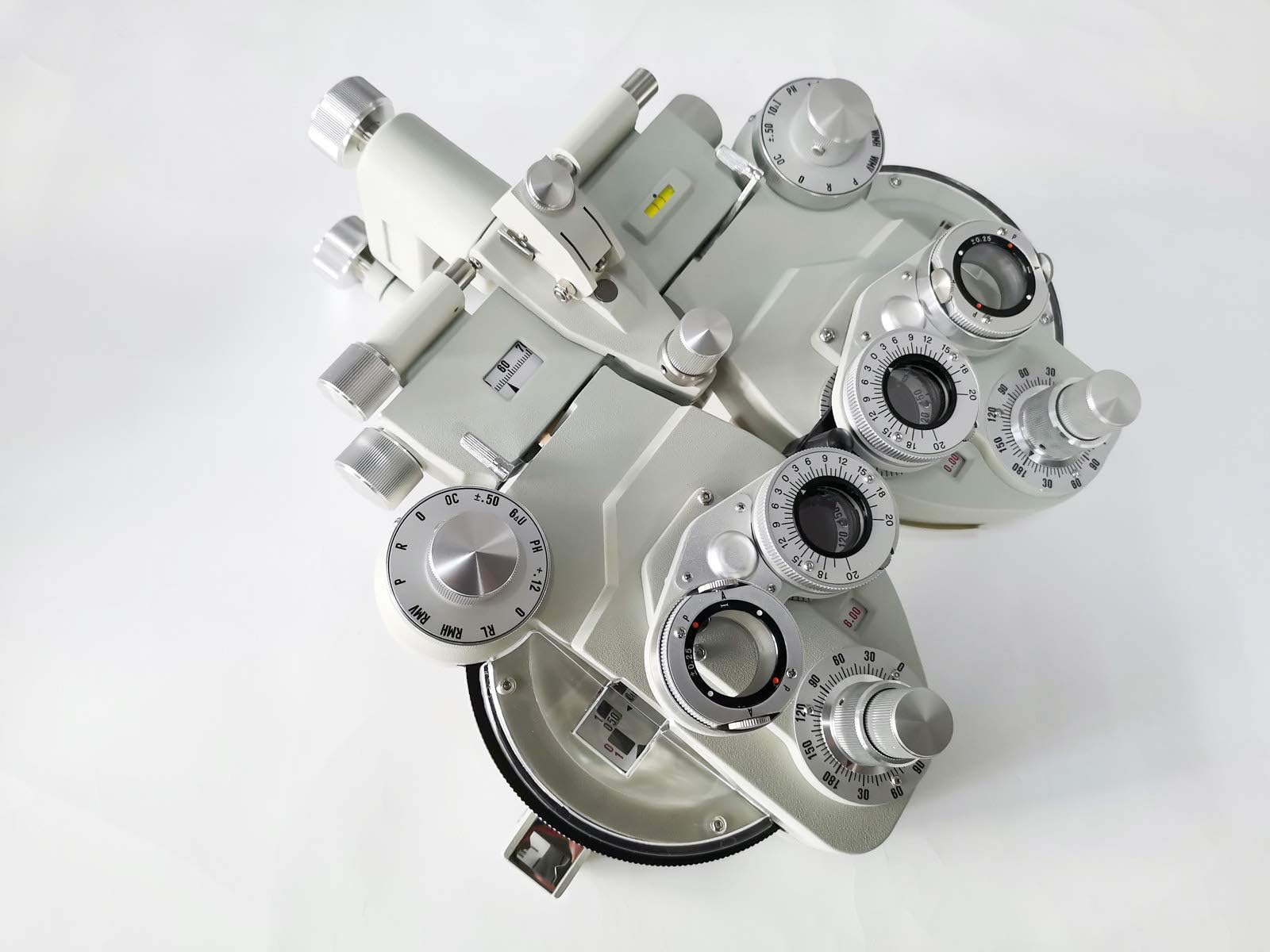 Optical View Tester Vision Tester-Minus Manual Phoropter Optometry Refractor Creamy White Color