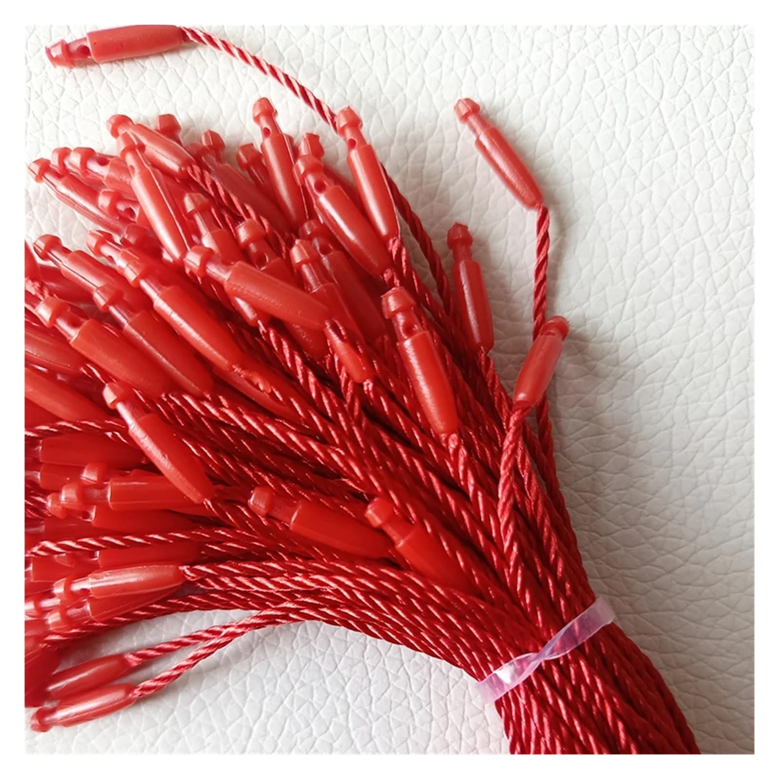 Preisschildschnur 600 Stück Bekleidungsetiketten, rote Seilschnur, 20 cm, Kleidungsetiketten, Schlösser, for Taschen, Spielzeug, Etiketten, Karten Für Kleideretiketten