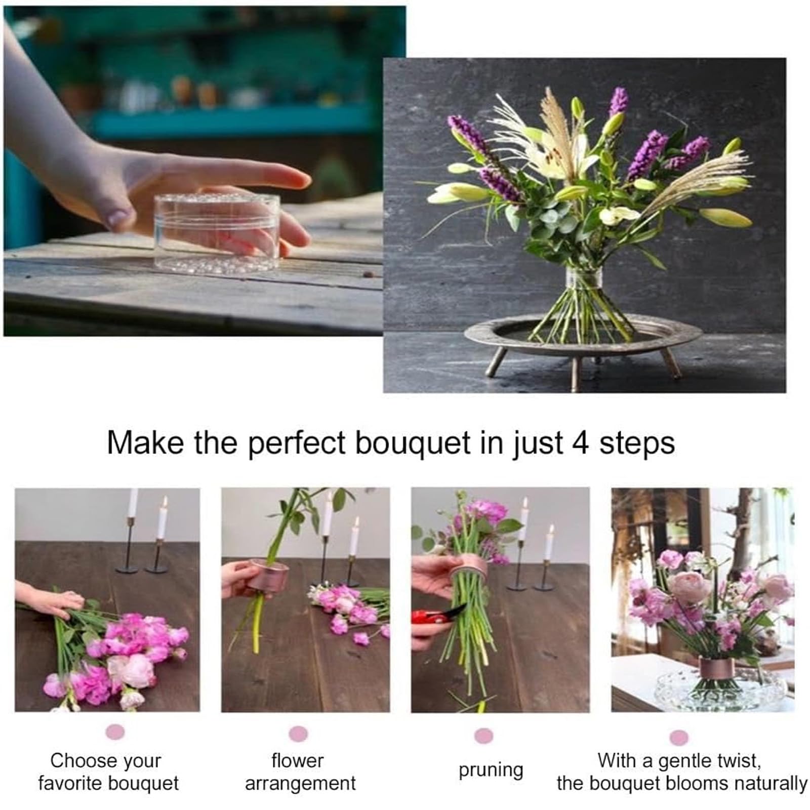 Set De 2 Supports De Plante Ensemble Cache-pot Pot De Fleur Bac à