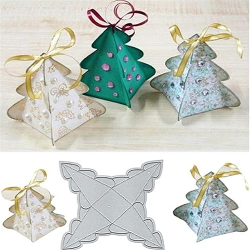 FAWENUCY Troqueles para álbumes de recortes, troqueles de corte de metal de Navidad para hacer tarjetas, plantilla de papel para manualidades,