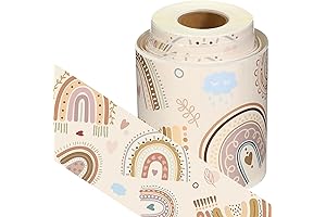 49 Feet Boho Bulletin Board Borders with Self-Adhesive Backing