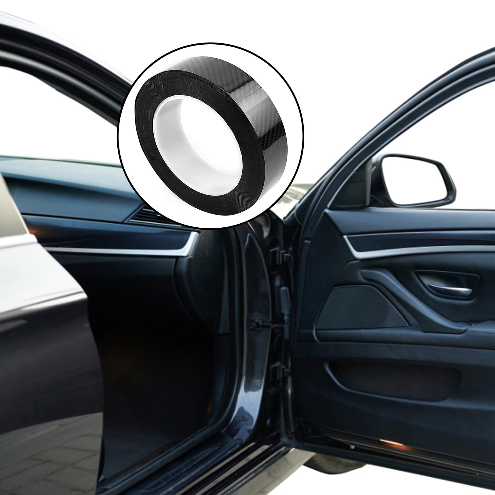 Pellicola Vinilica Per Auto Con Fibra Di Carbonio - 30.5 X 152 Cm, Tecnologia Anti-bolle, Protezione Carrozzeria - Foto 6