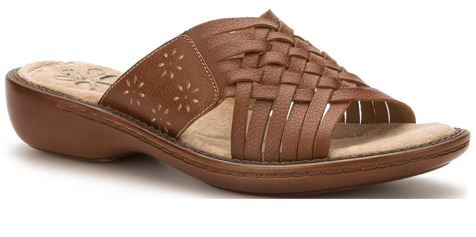 Dr Scholls Comfort Women Shoes Brown Leather Gel Memory Fit