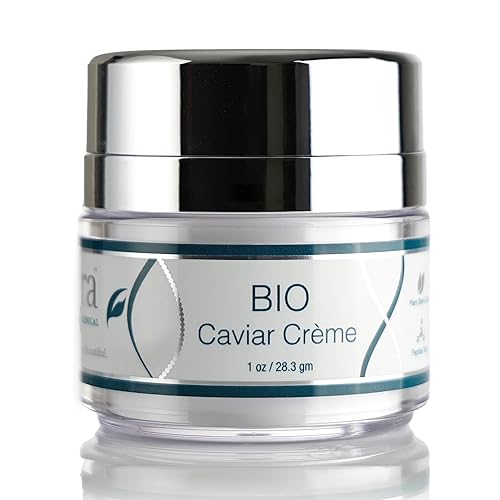 Lira Clinical BIO Caviar Crème - Hidratante facial hidratante diario con complejo avanzado de péptidos y vitamina C - Crema de noche para piel seca