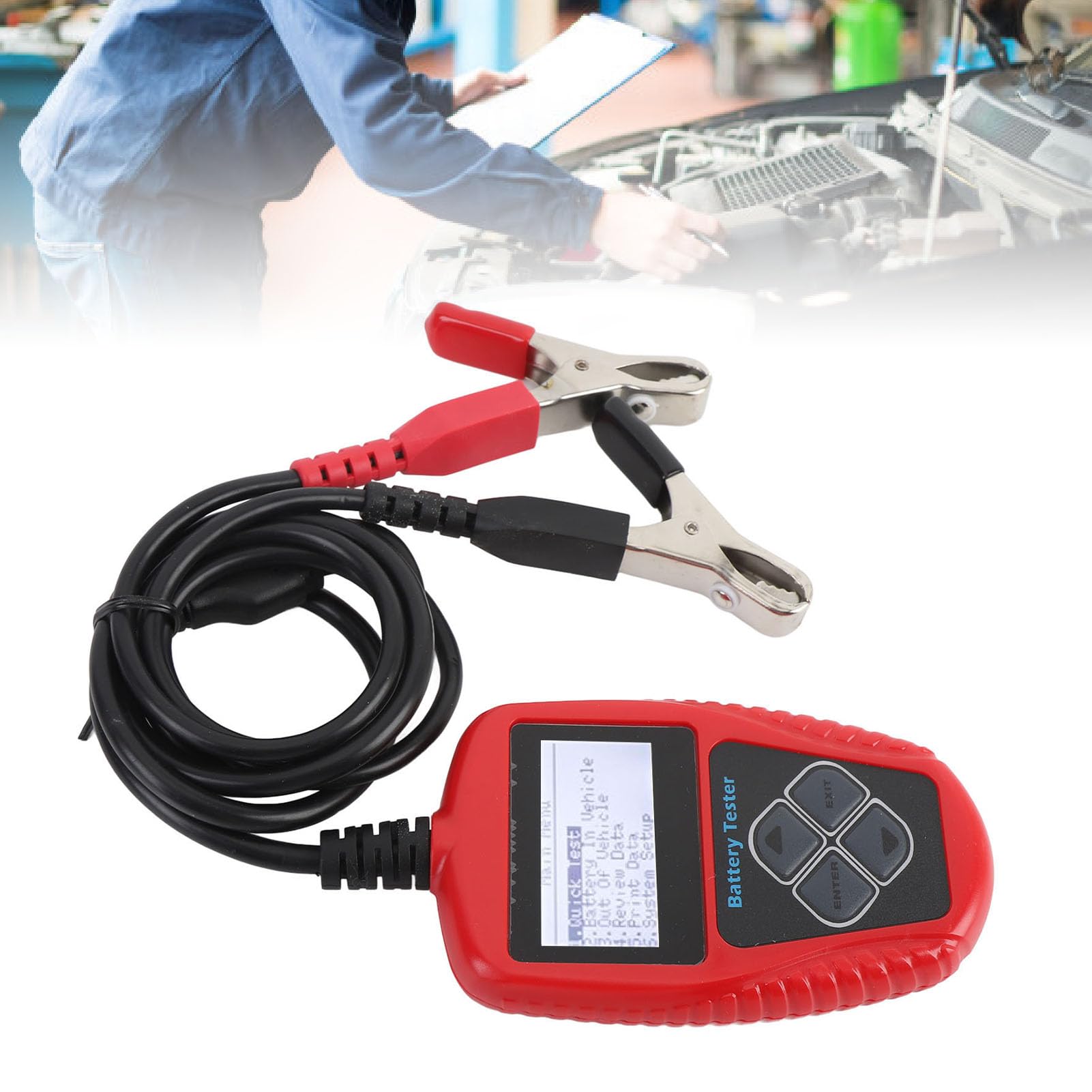 Tester akumulatora samochodowego 12 V CCA 100 do 2000 220AH Cyfrowy tester obciążenia samochodowego Analizator akumulatora Narzędzie do testowania ładowania przy rozruchu z