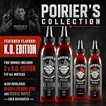 Heartbeat Hot Sauce Poirier's Knock Out 2-Pack, 177 mL x2, 8/10 Heat, Extra Hot Louisiana Sauce For Wings, Pizza And Tacos