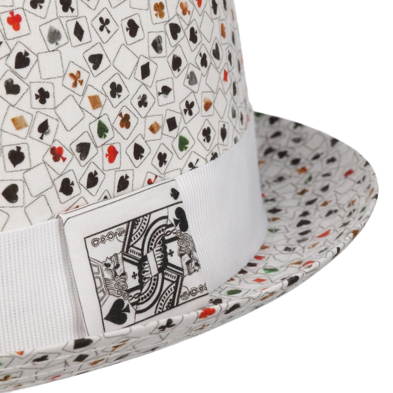 LIERYS Cards Pork Pie Stoffhut Trendiger Look Made in Italy Unisex Frühling Sommer