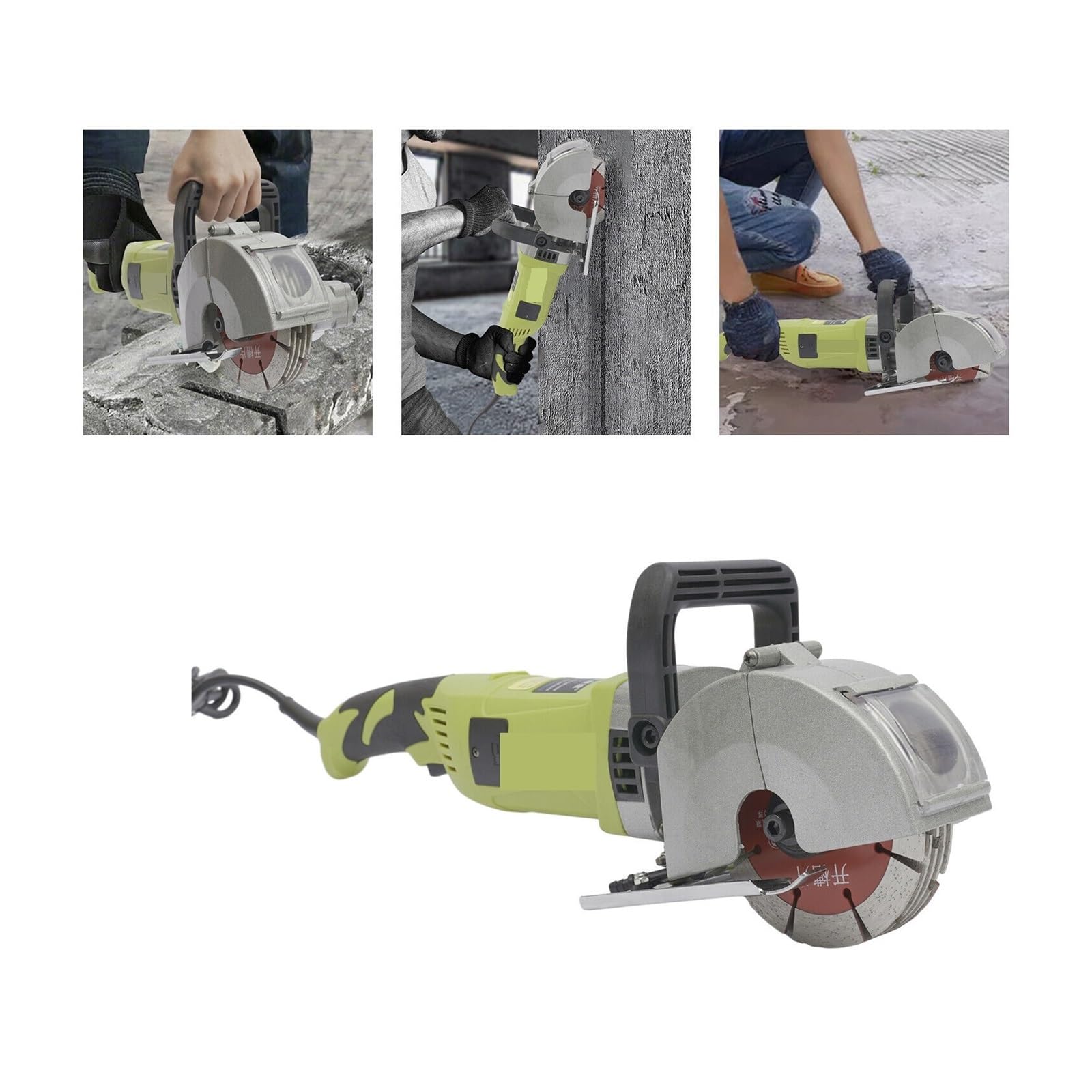 Coupeur Électrique De Cannelure Mur 4000W Fendu 125mm 5 Disques Coupe Coupe De PréCision