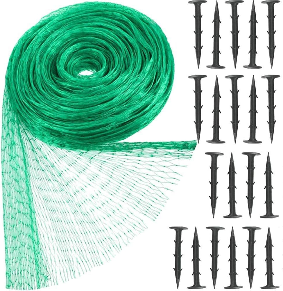 Rete Anti-uccelli, Rete Anti-uccelli Da Giardino Verde Da 4 X 10 M Per La Protezione Delle Piante Protegge Piante Frutta Fiori E Verdura 10 Picchetti 10 Laccidebuns 84299733