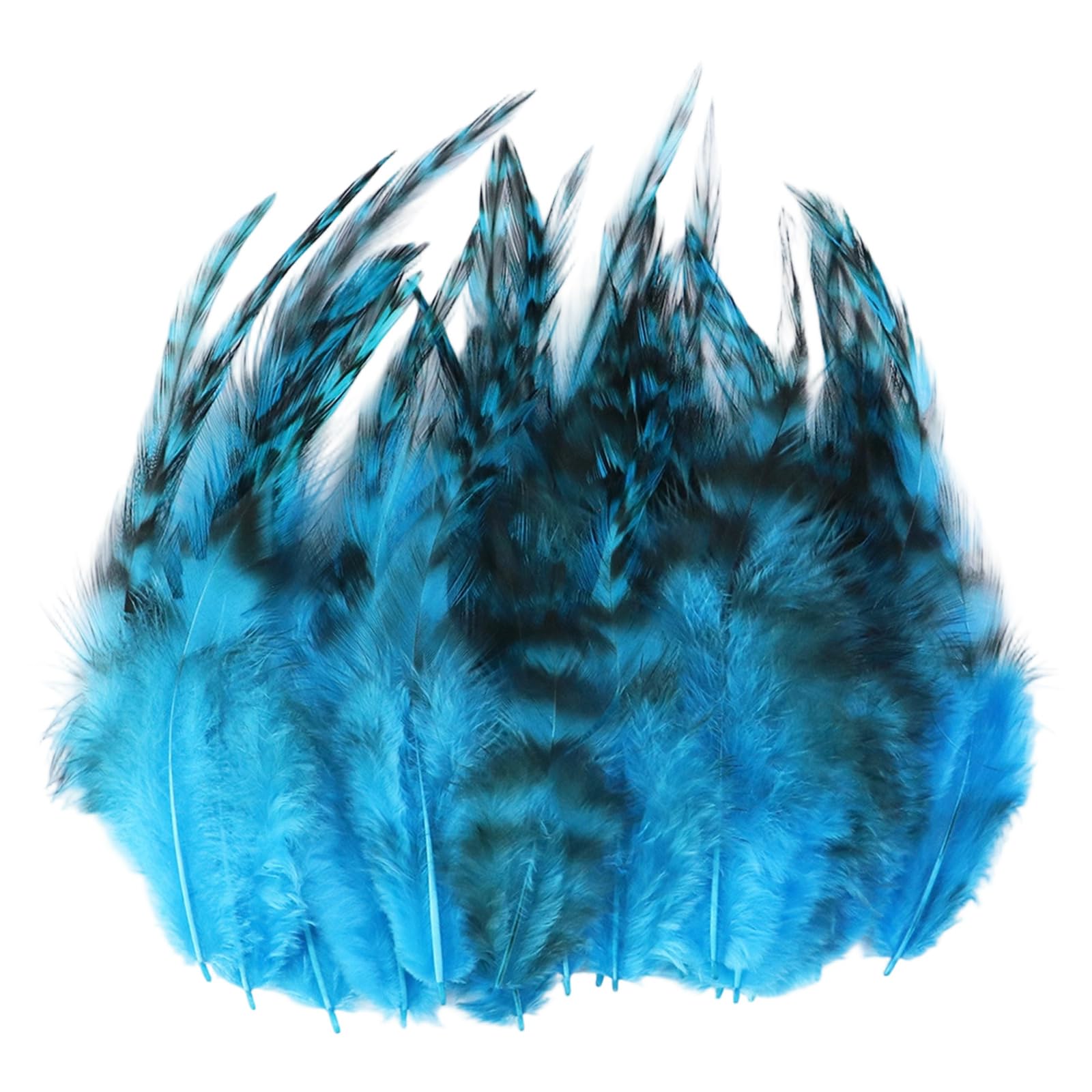 Mekalero 100Pcs Dyed Pheasant Plumage for Fashion Design and Creative Decoration Partridge Quills